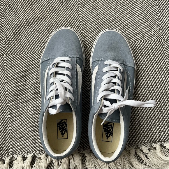 Blue Big Kid Lace-up vans - Picture 2 of 5